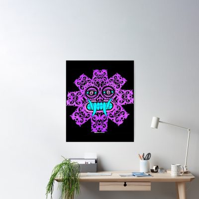 Purple Art Best Seller Poster Official Red Hot Chili Peppers Merch