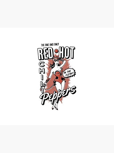 Rhcp-Vintage Red Black Hot Tapestry Official Red Hot Chili Peppers Merch