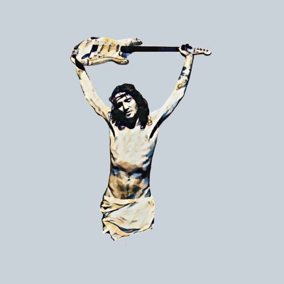 Jesus Christy Guitar - John Frusciante Tote Bag Official Red Hot Chili Peppers Merch