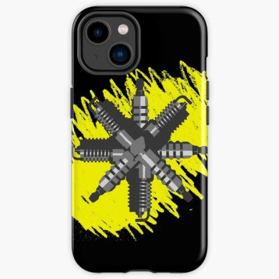 Spark Plug Art Iphone Case Official Red Hot Chili Peppers Merch