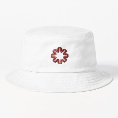 Chilli Peppers  Sticker Bucket Hat Official Red Hot Chili Peppers Merch