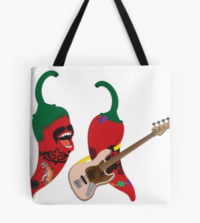 Rhcp Peppers Tote Bag Official Red Hot Chili Peppers Merch