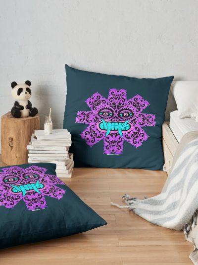 Purple Art Best Seller Throw Pillow Official Red Hot Chili Peppers Merch