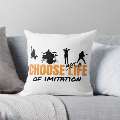 Choose Not A Life Of Imitation Throw Pillow Official Red Hot Chili Peppers Merch