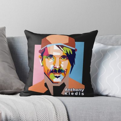 Anthony Kiedis Portrait Throw Pillow Official Red Hot Chili Peppers Merch