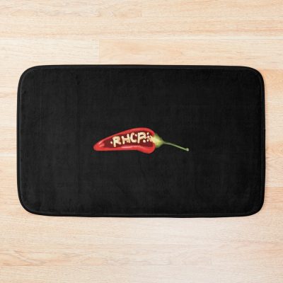 Red Chili Slices Sticker Bath Mat Official Red Hot Chili Peppers Merch