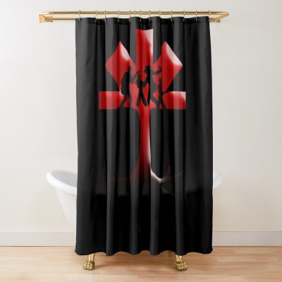 Rhcp Tree Art Essential Shower Curtain Official Red Hot Chili Peppers Merch