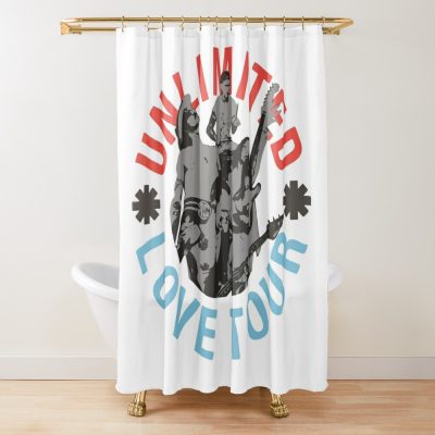 Forever Lovely This Band Rhcp Shower Curtain Official Red Hot Chili Peppers Merch