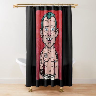 The Fleaaa Shower Curtain Official Red Hot Chili Peppers Merch